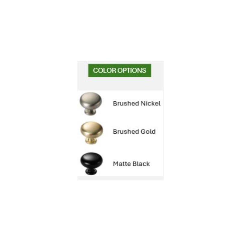 Zinc Alloy Cabinet Knob #PC802