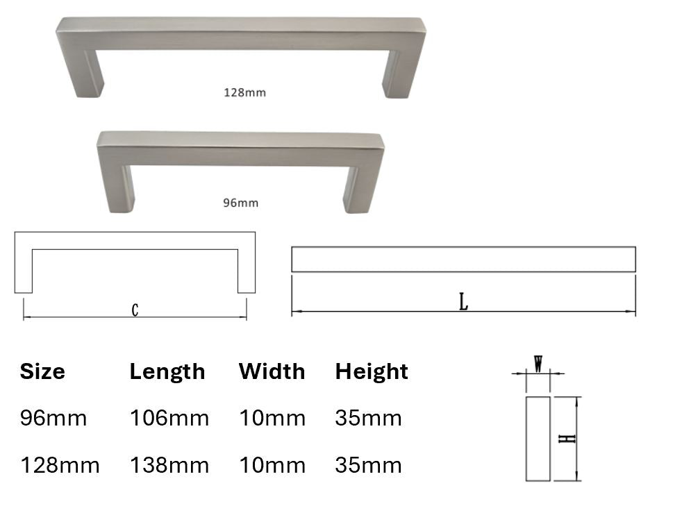 Aluminum Alloy Bar Pull #PY304