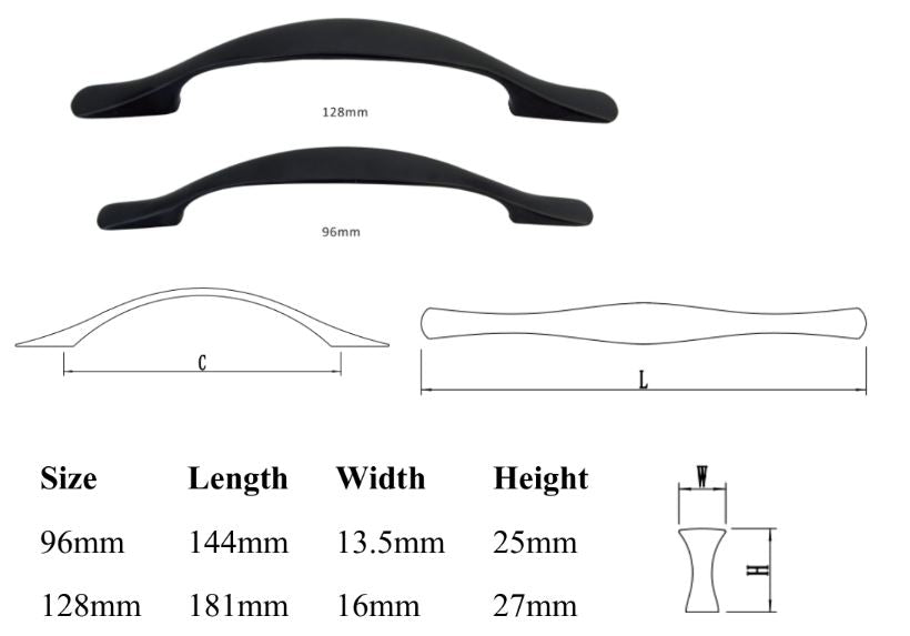 Zinc Alloy Cabinet Arched Pull #PY543